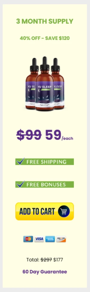 Yu Sleep 3 bottles price